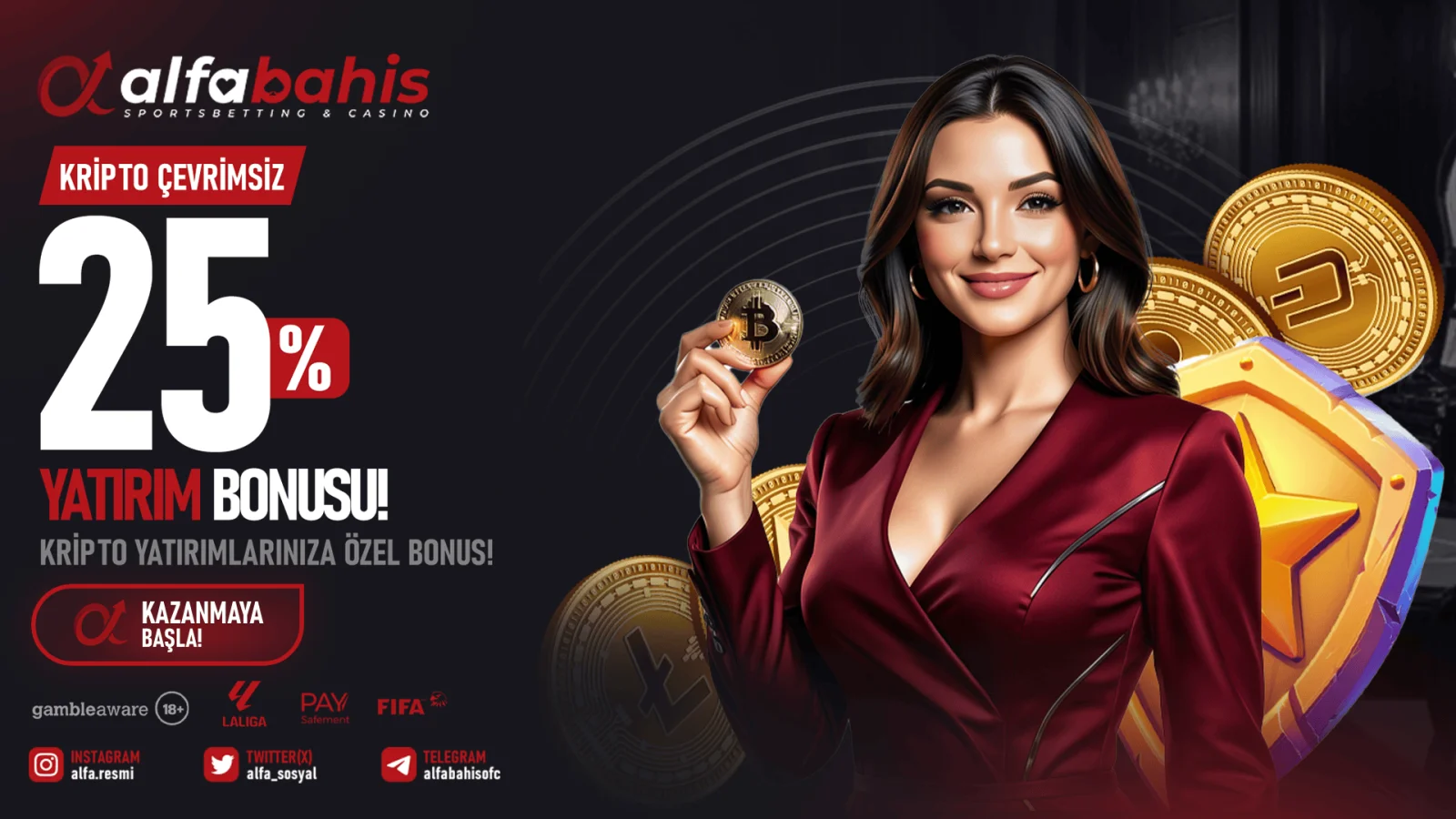 Kripto %25 Çevrimsiz bonus