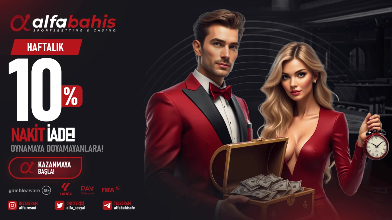 alfabahis Haftalık %10 Kayıp İadesi