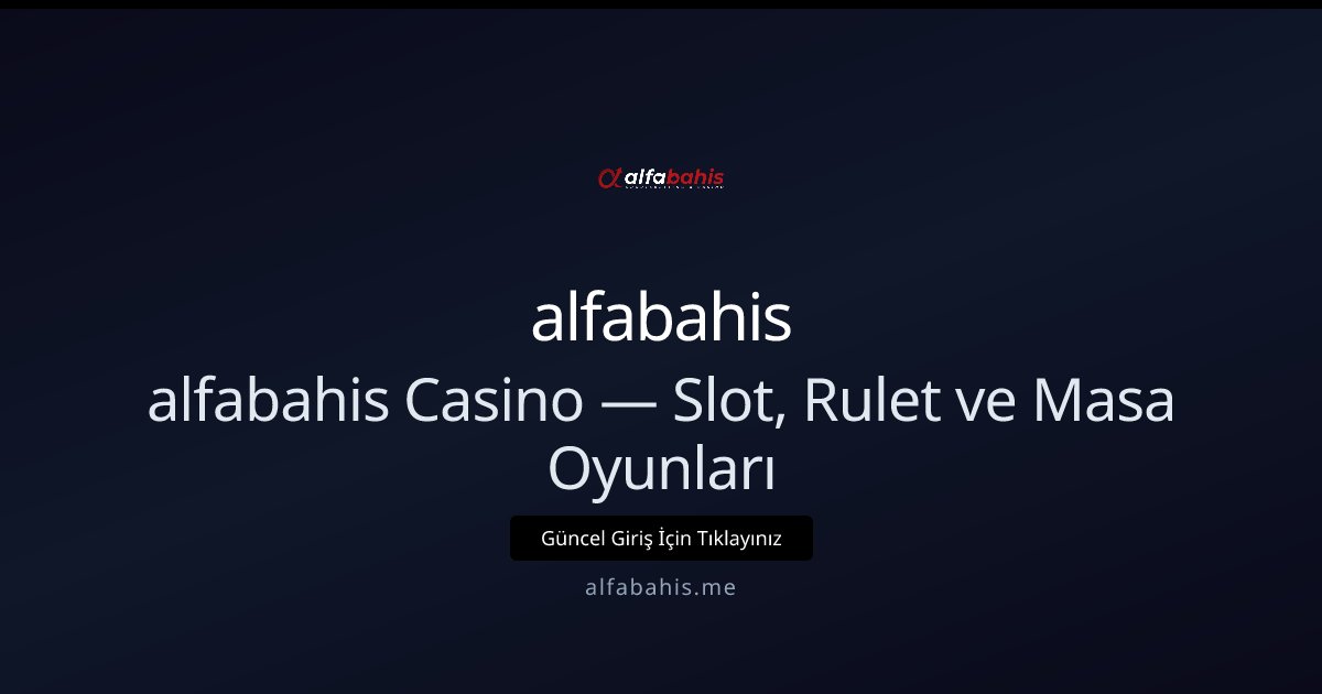 Alfabahis casino ekran görüntüsü