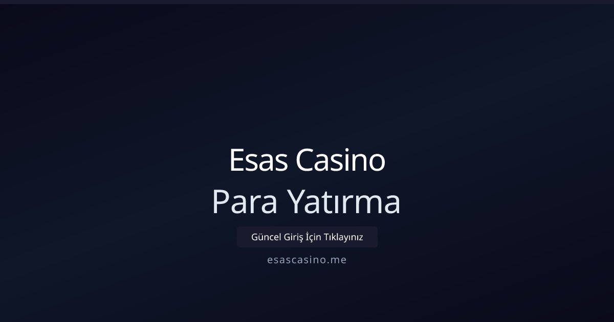 Para yatırma işlemi görseli